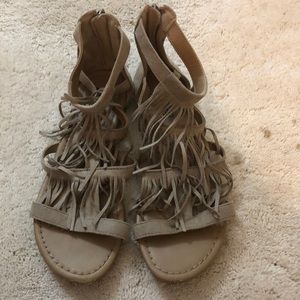 fringe sandals